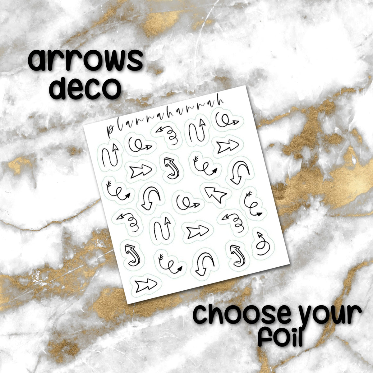 Arrows | Foiled Deco