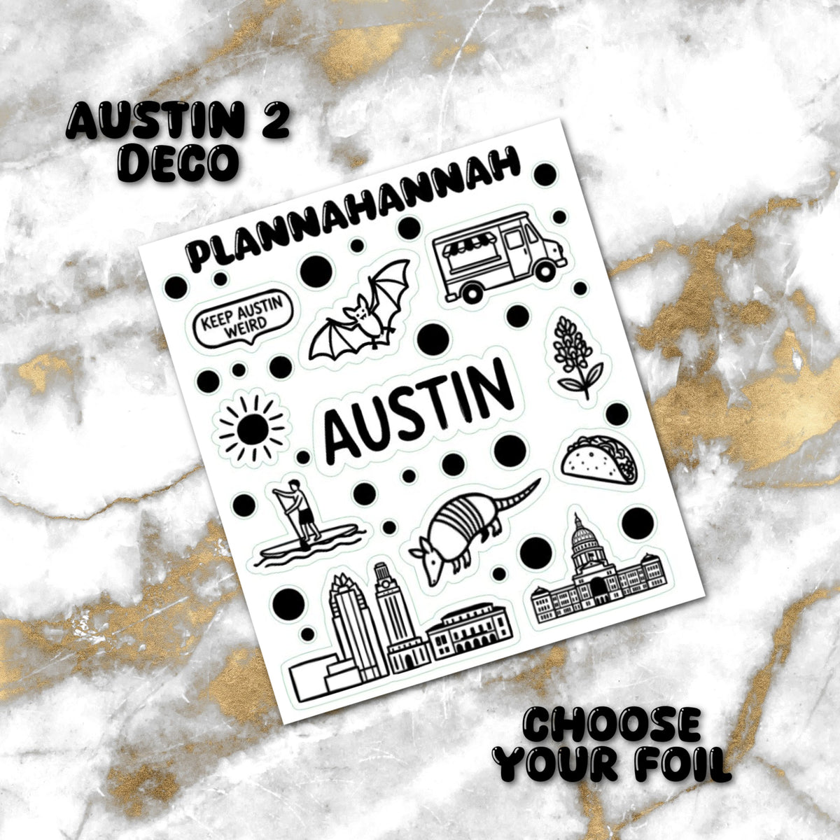 Austin 2 | Foiled Journal Deco