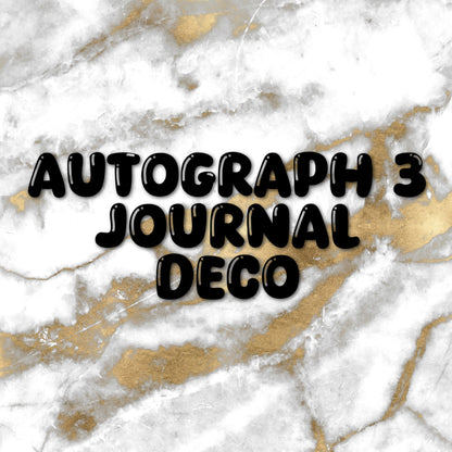 Autograph 3 | Foiled Journal Deco