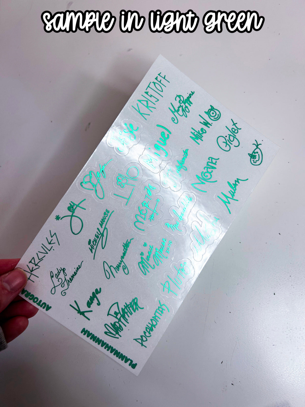Autograph 3 | Foiled Journal Deco