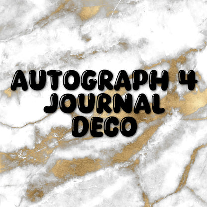 Autograph 4 | Foiled Journal Deco