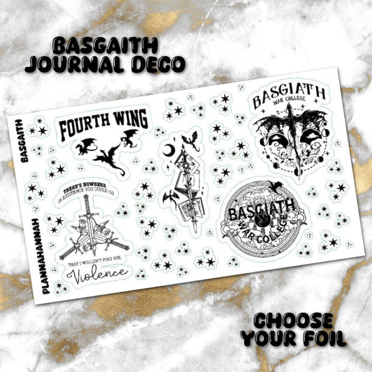 Basgaith | Foiled Journal Deco