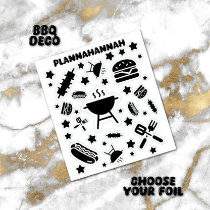 BBQ | Foiled Journal Deco