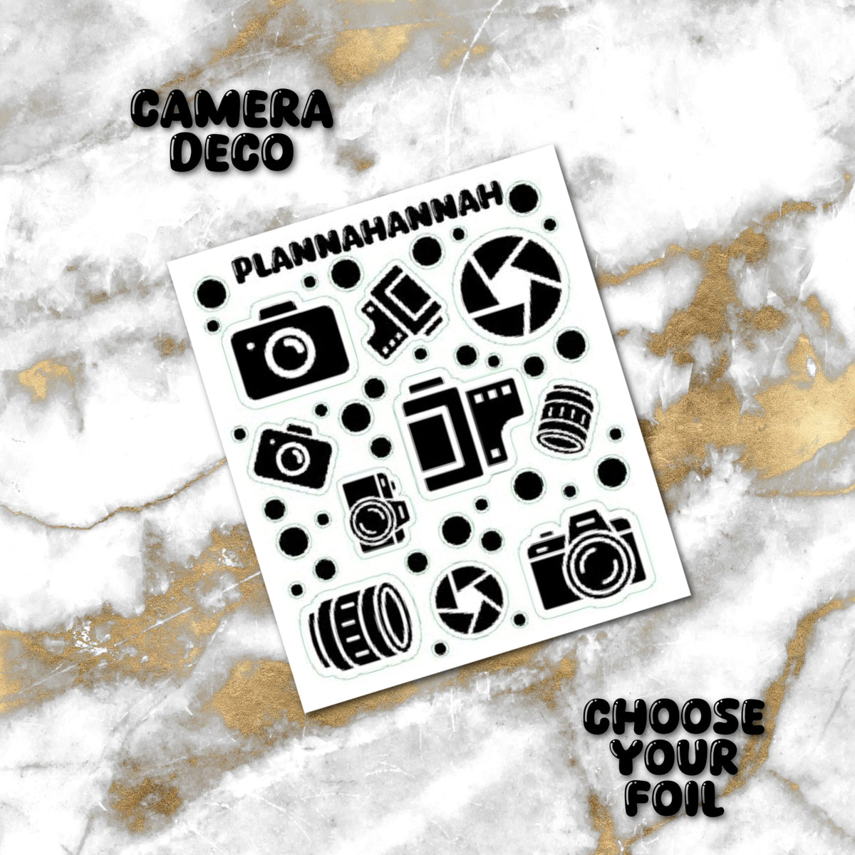 Camera | Foiled Journal Deco