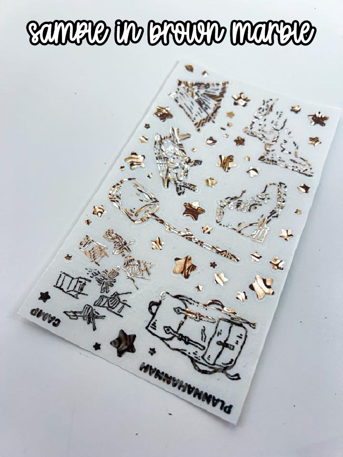 Camp | Foiled Journal Deco
