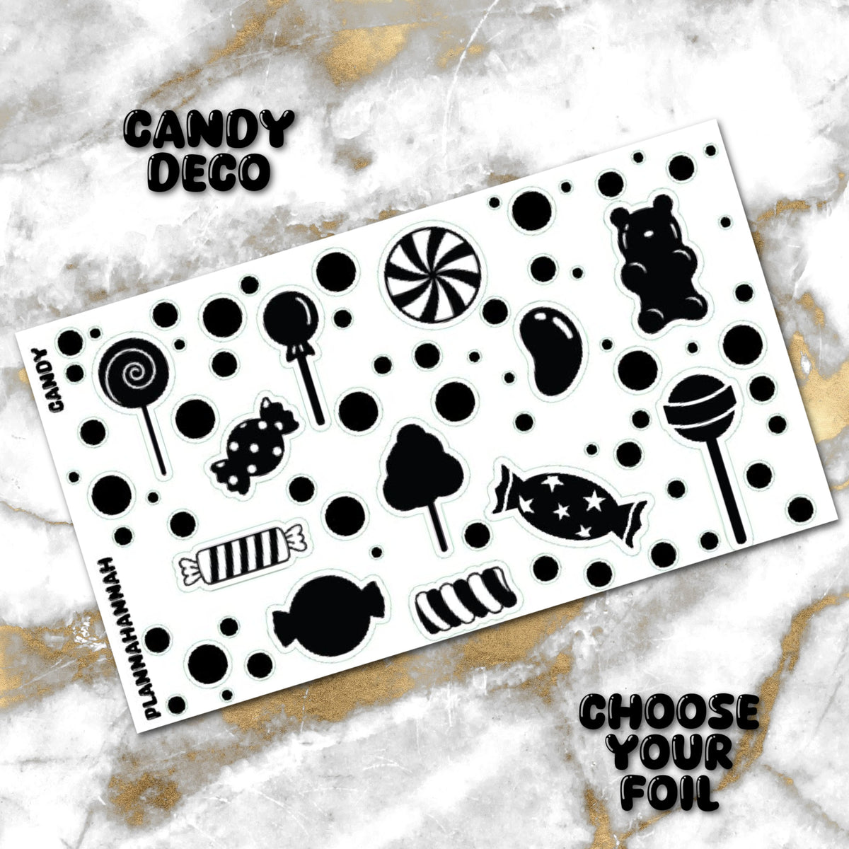 Candy | Foiled Journal Deco