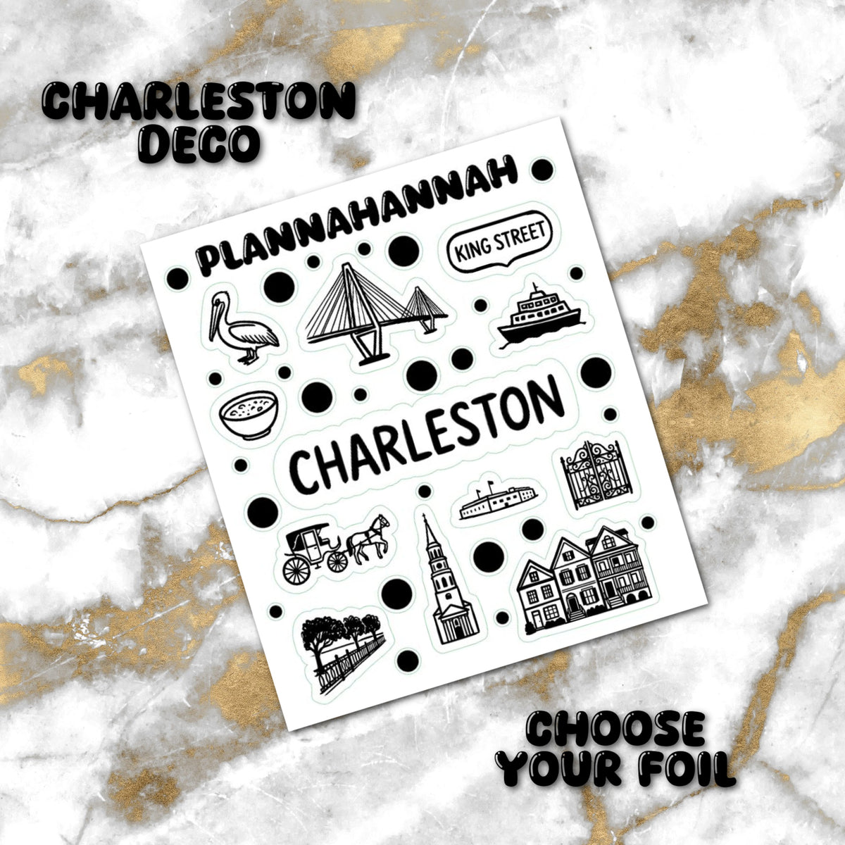 Charleston | Foiled Journal Deco