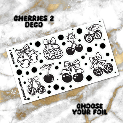 Cherries 2 | Foiled Journal Deco