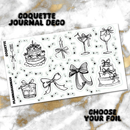 Coquette | Foiled Journal Deco