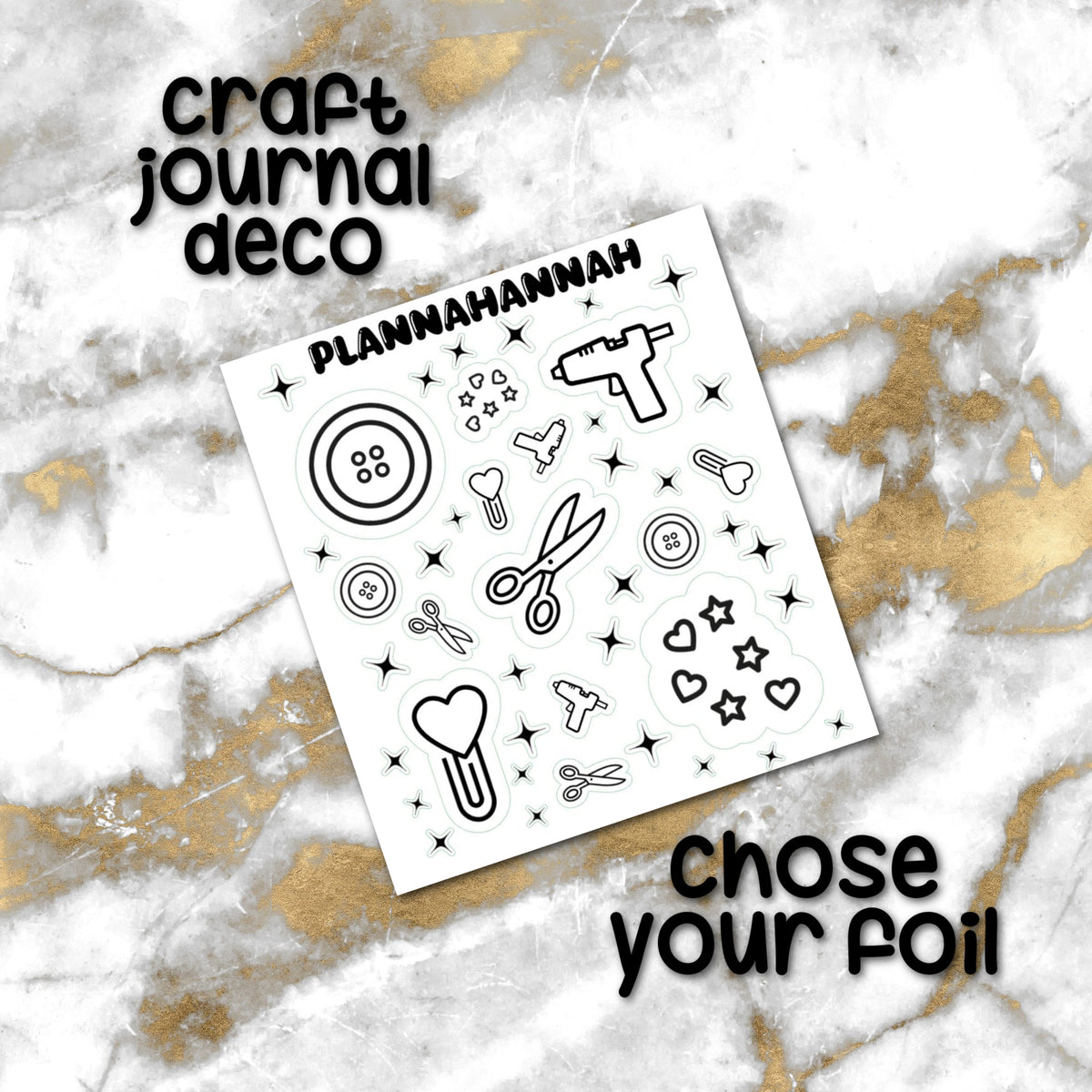Craft | Foiled Journal Deco