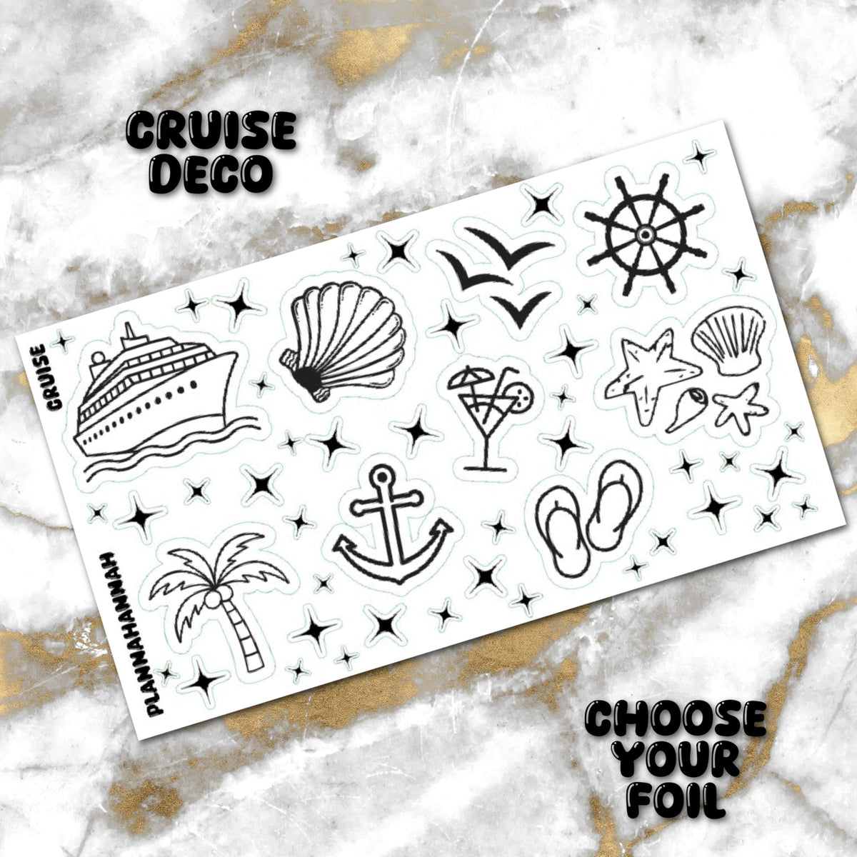 Cruise | Foiled Journal Deco