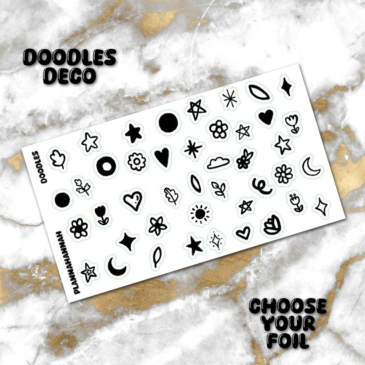 Doodles | Foiled Journal Deco