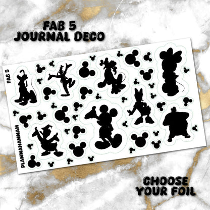 Fab 5 | Foiled Journal Deco