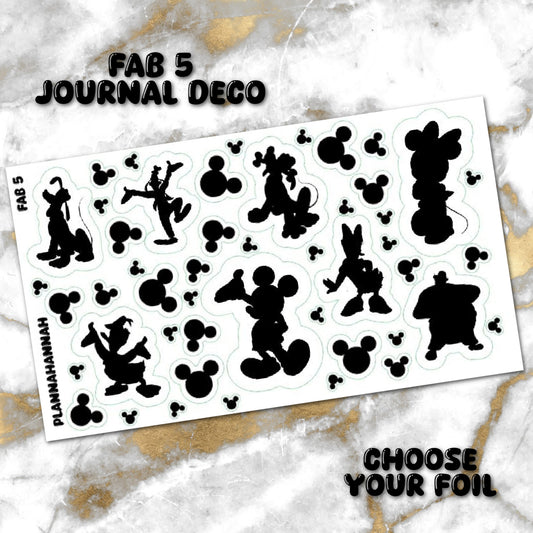 Fab 5 | Foiled Journal Deco