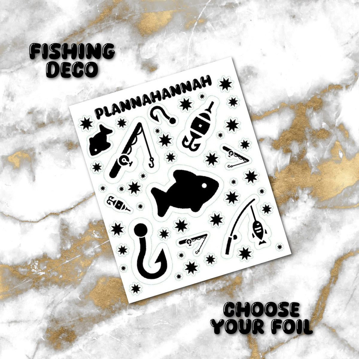 Fishing | Foiled Journal Deco