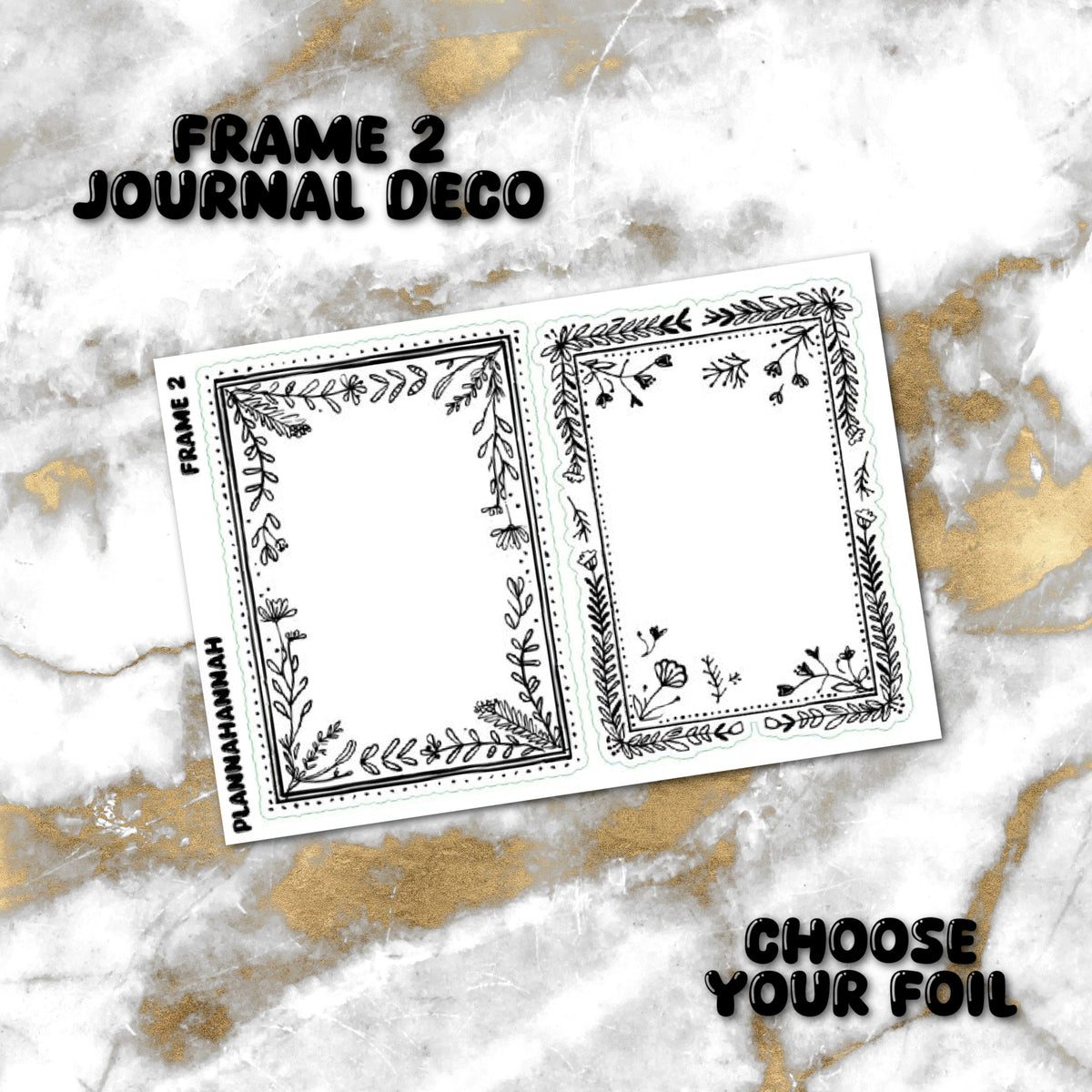 Frame 2 | Foiled Journal Deco