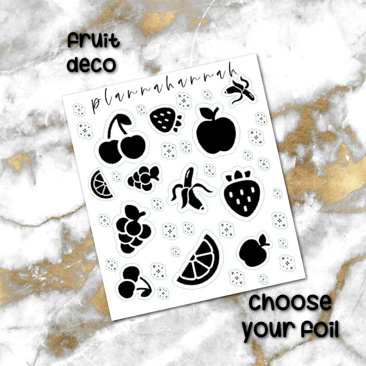 Fruit | Foiled Journal Deco