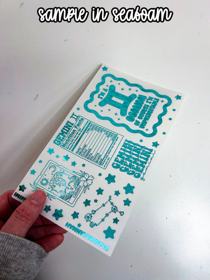 Gemini | Foiled Journal Deco