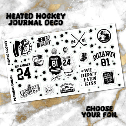 Heated Hockey | Foiled Journal Deco