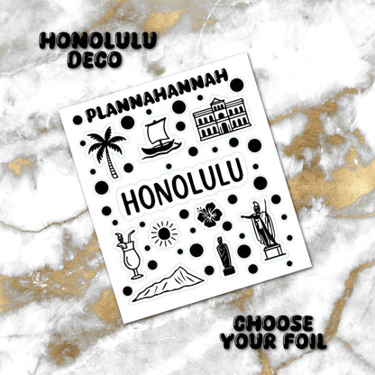Honolulu | Foiled Journal Deco