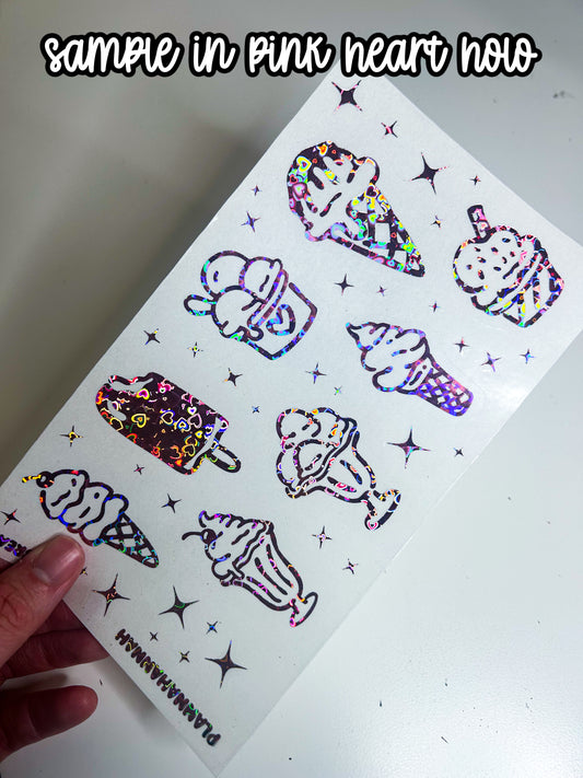 Ice Cream | Foiled Journal Deco