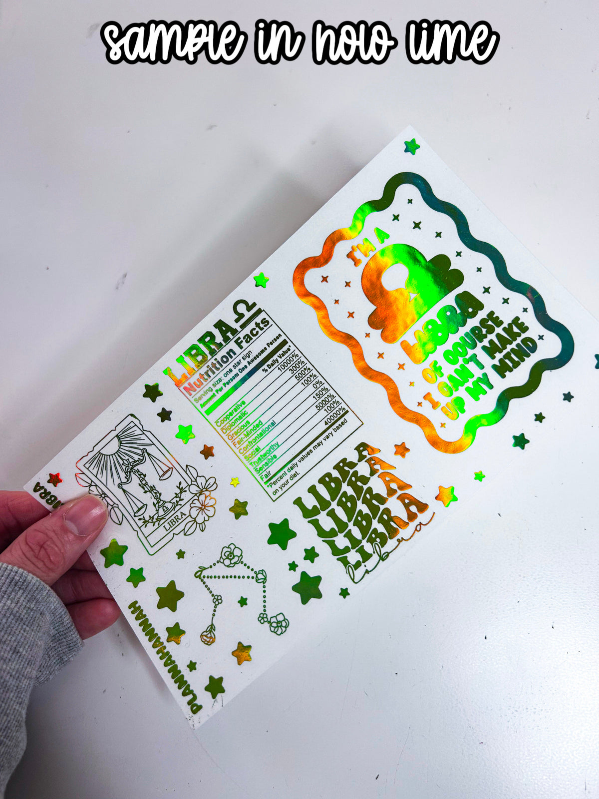 Libra | Foiled Journal Deco