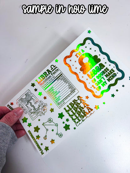 Libra | Foiled Journal Deco