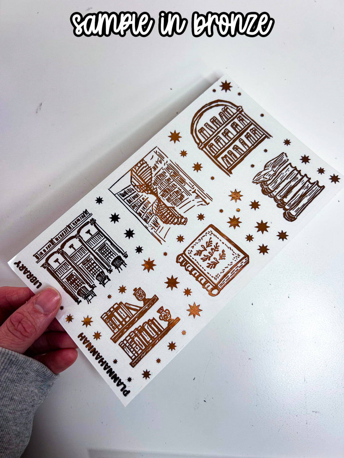 Library | Foiled Journal Deco