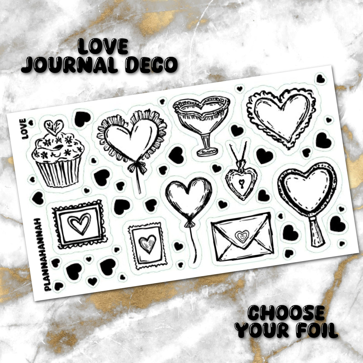 Love | Foiled Journal Deco