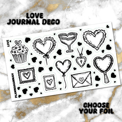 Love | Foiled Journal Deco