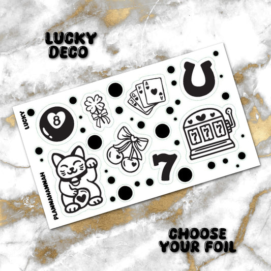 Lucky | Foiled Journal Deco