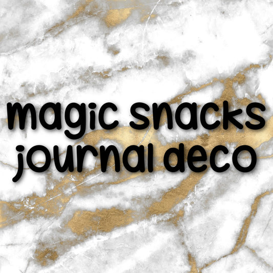 Magical Snacks | Foiled Journal Deco