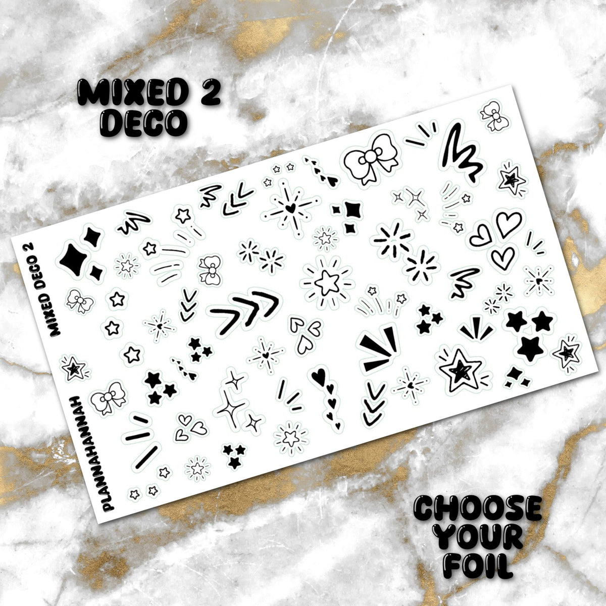 Mixed 2 | Foiled Journal Deco