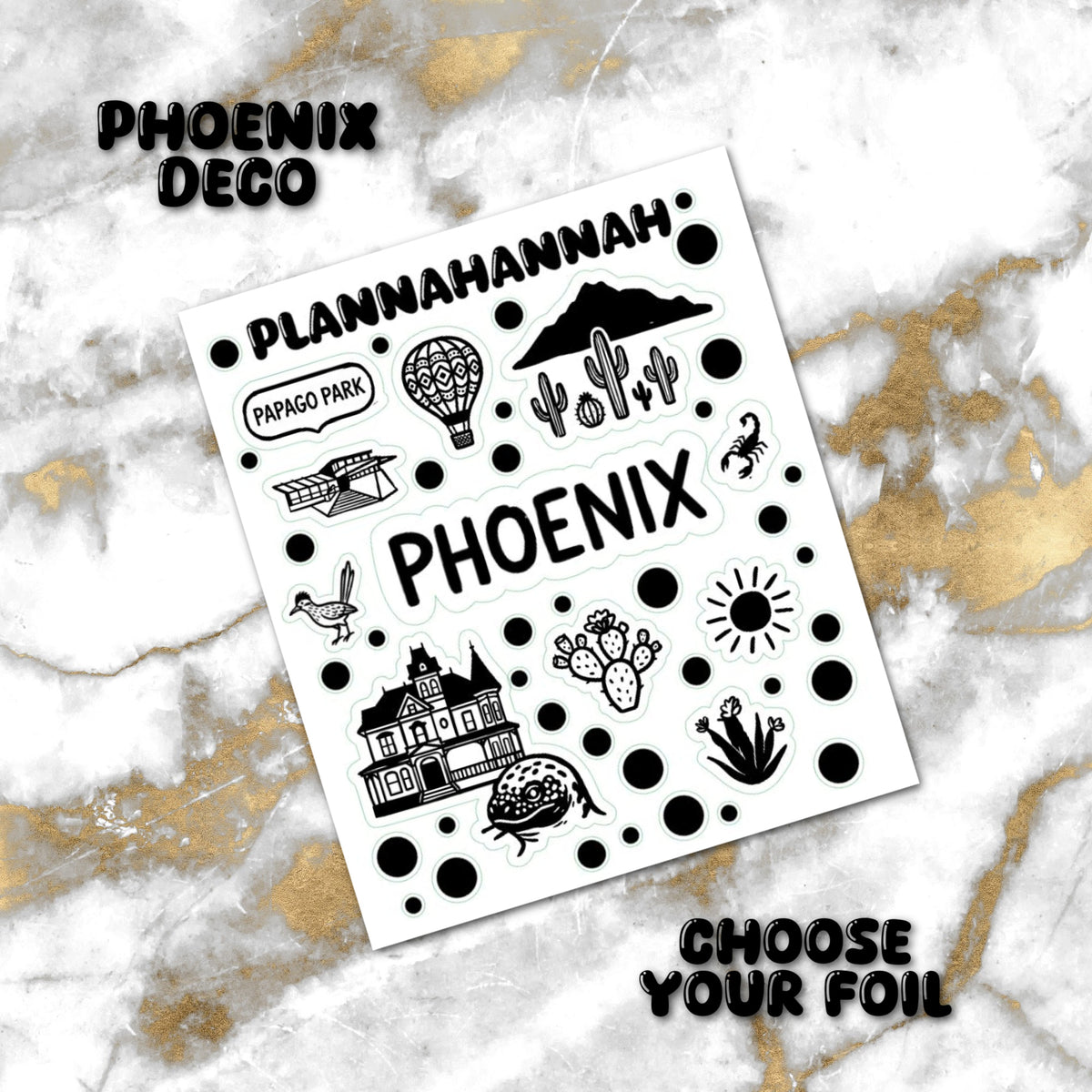 Phoenix | Foiled Journal Deco