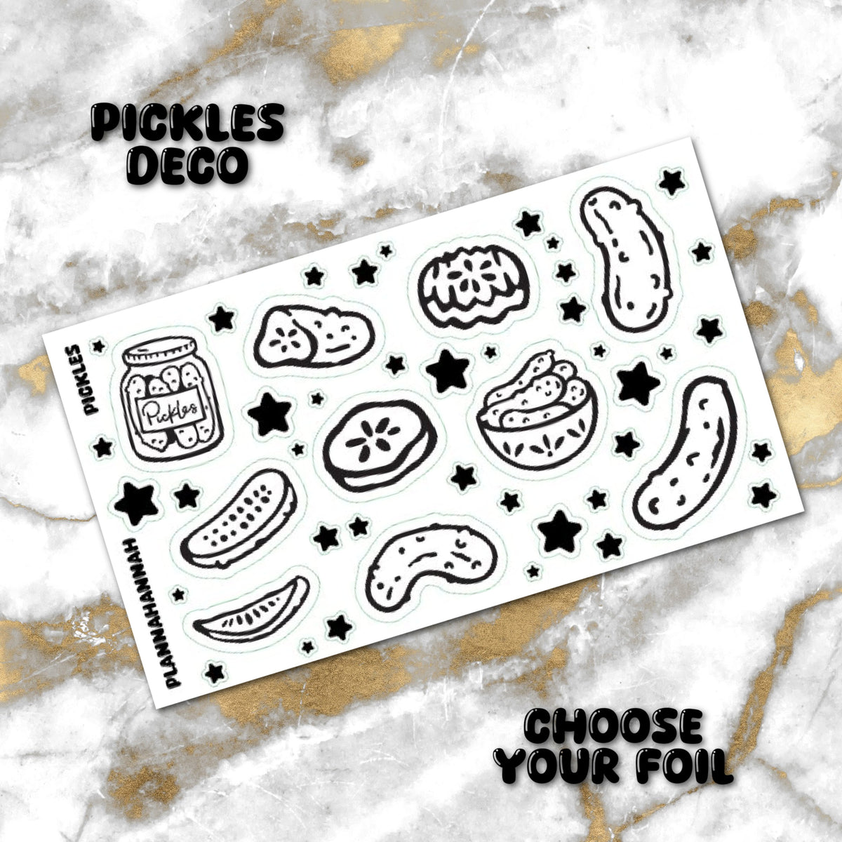 Pickles | Foiled Journal Deco
