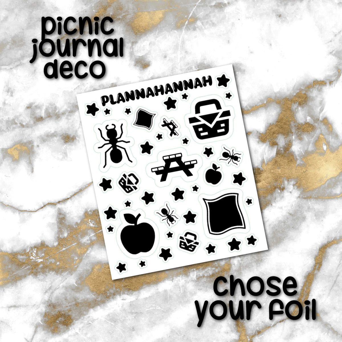 Picnic | Foiled Journal Deco