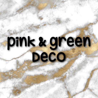Pink & Green | Foiled Journal Deco