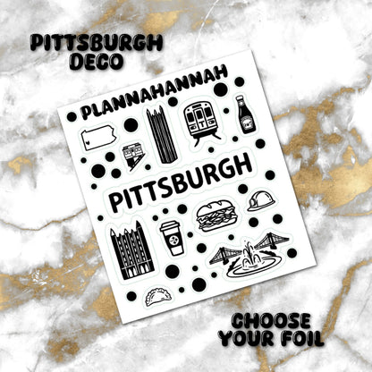 Pittsburgh | Foiled Journal Deco