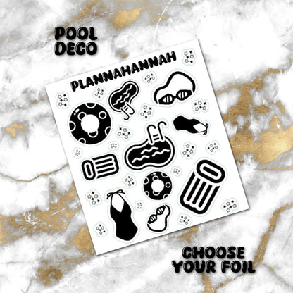 Pool | Foiled Journal Deco