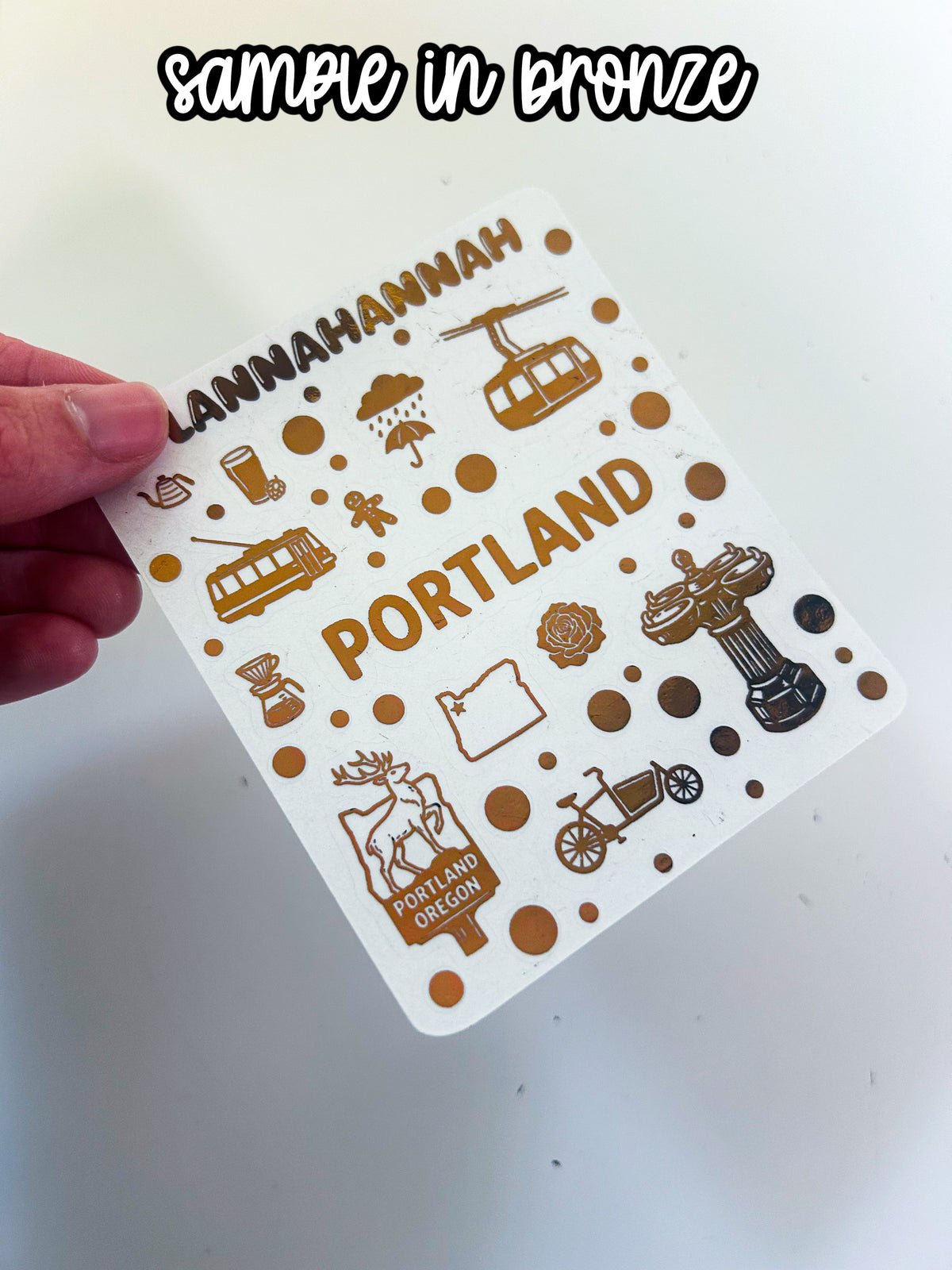 Portland | Foiled Journal Deco
