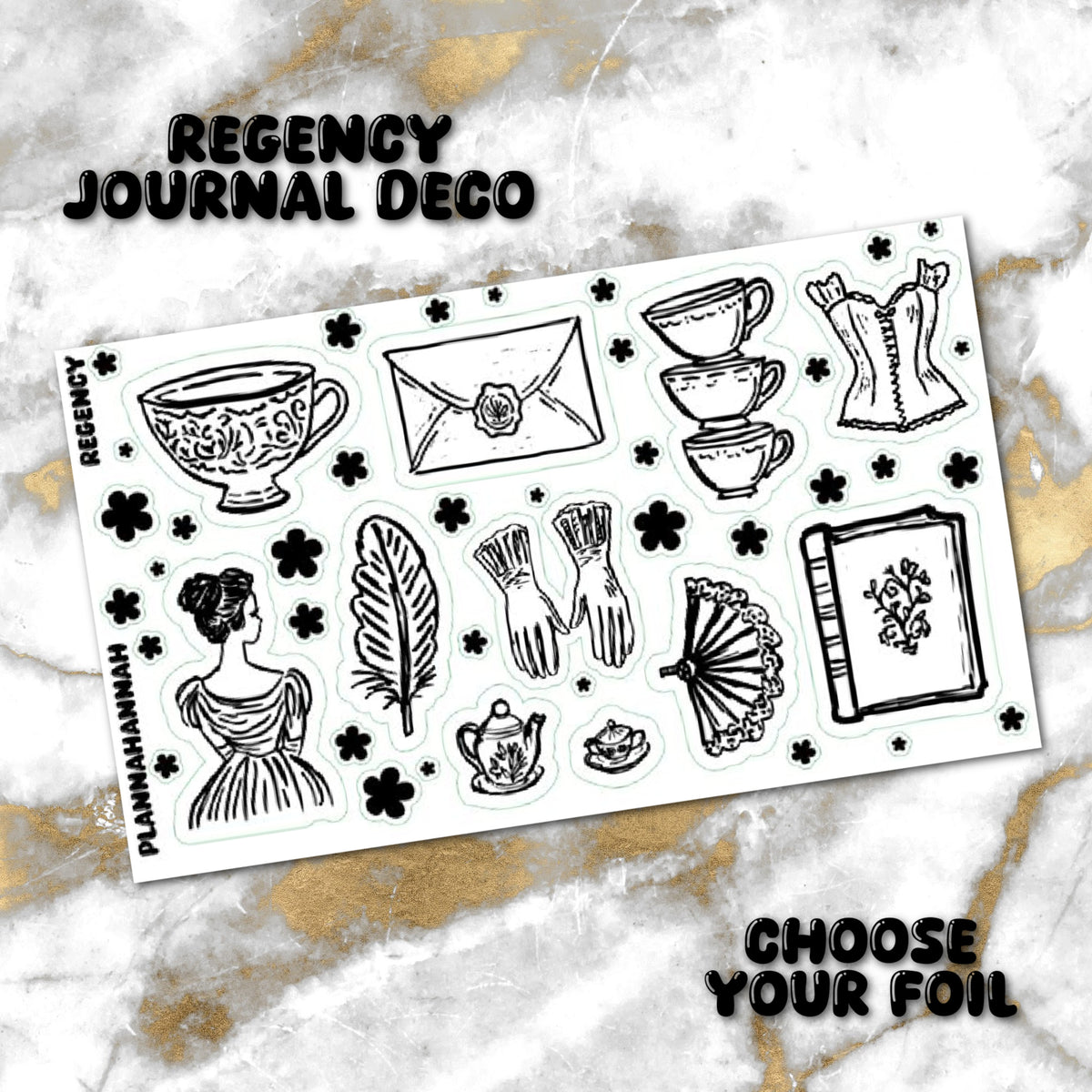 Regency | Foiled Journal Deco