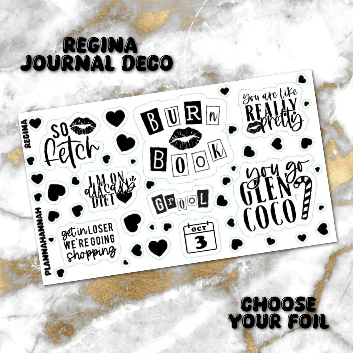 Regina | Foiled Journal Deco