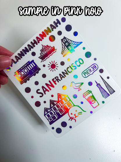 San Francisco | Foiled Journal Deco
