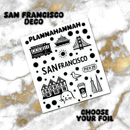 San Francisco | Foiled Journal Deco