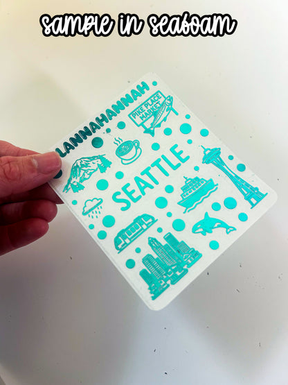 Seattle | Foiled Journal Deco