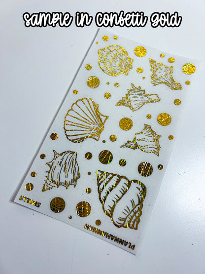 Shell | Foiled Journal Deco
