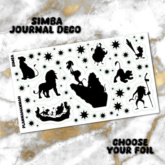 Simba | Foiled Journal Deco