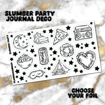Slumber Party | Foiled Journal Deco
