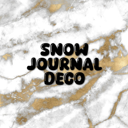 Snow | Foiled Journal Deco