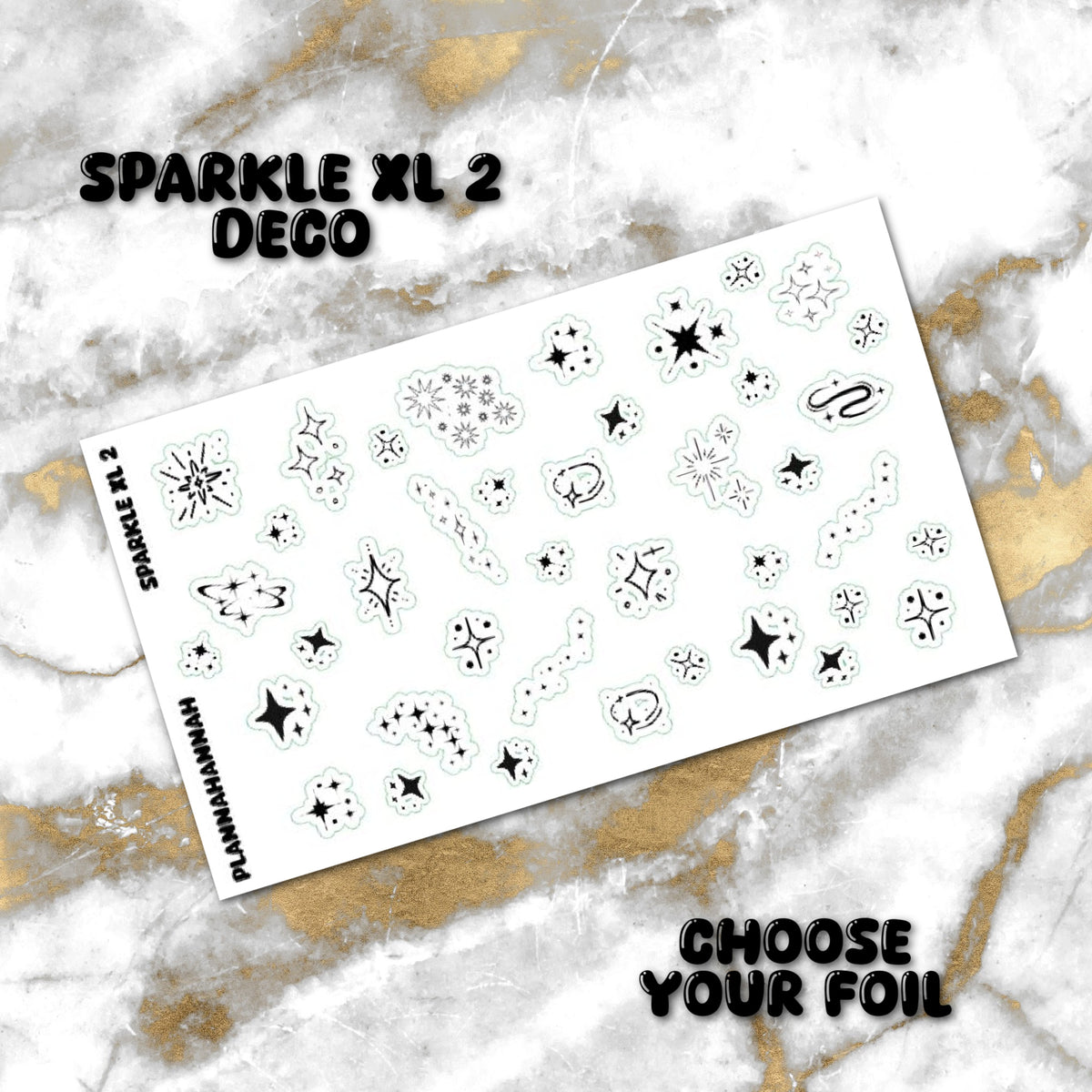 Sparkle XL 2 | Foiled Journal Deco
